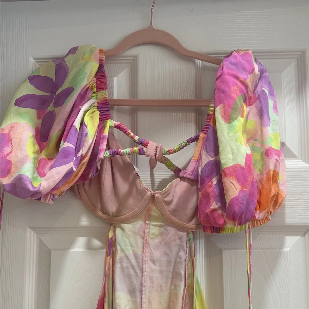 For Love And Lemons Multicolor cut out sexy Dress - Picture 7 of 9